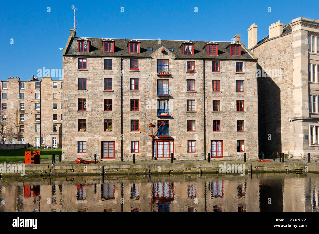 The old The Cooperage Commercial Wharf in Leith Docks Leith Edinburgh