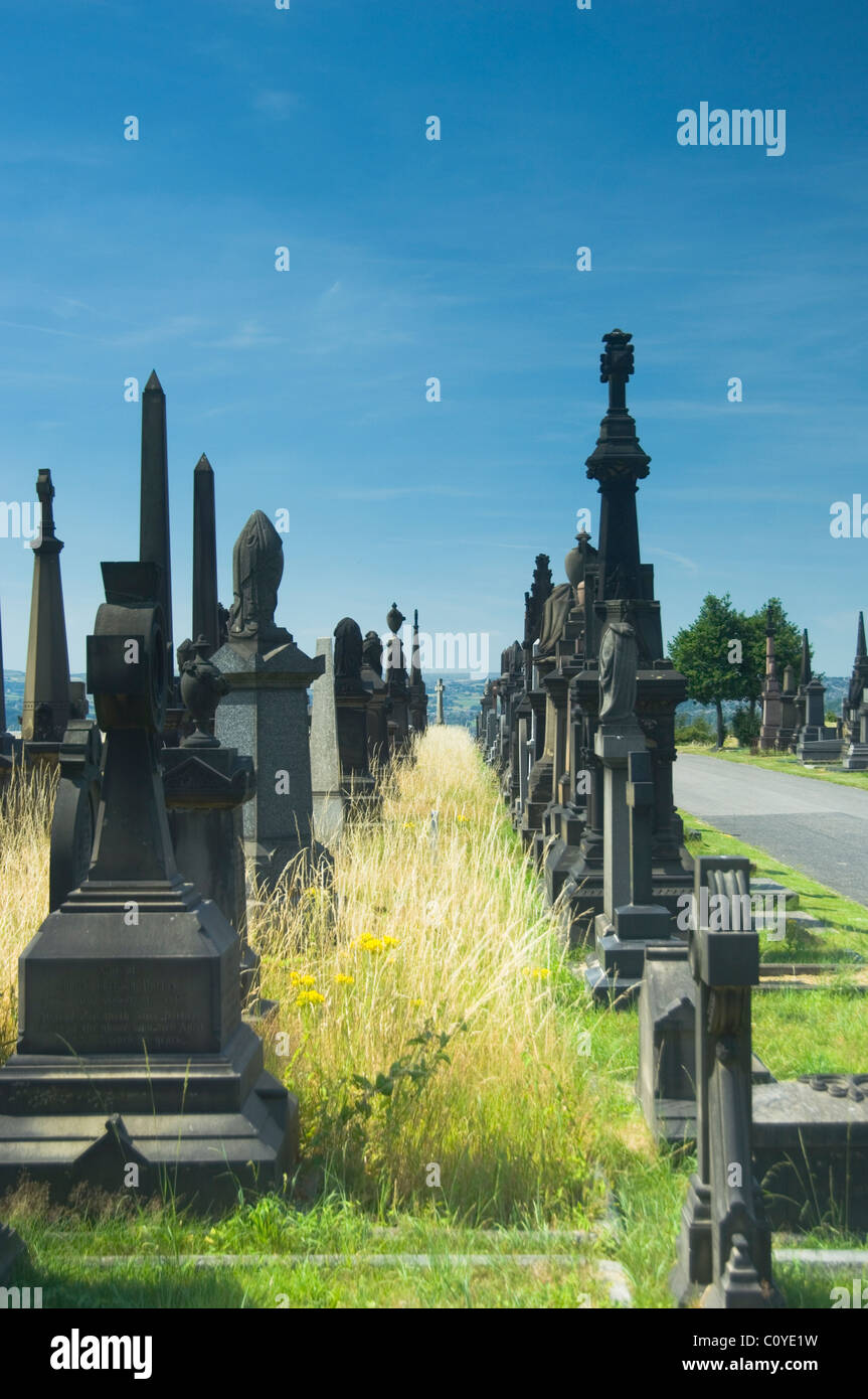 View of Undercliffe Cemetery Bradford Stock Photo Alamy