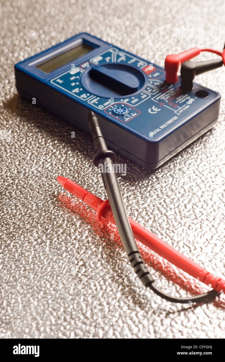 Electric current measuring instrument hires stock photography and