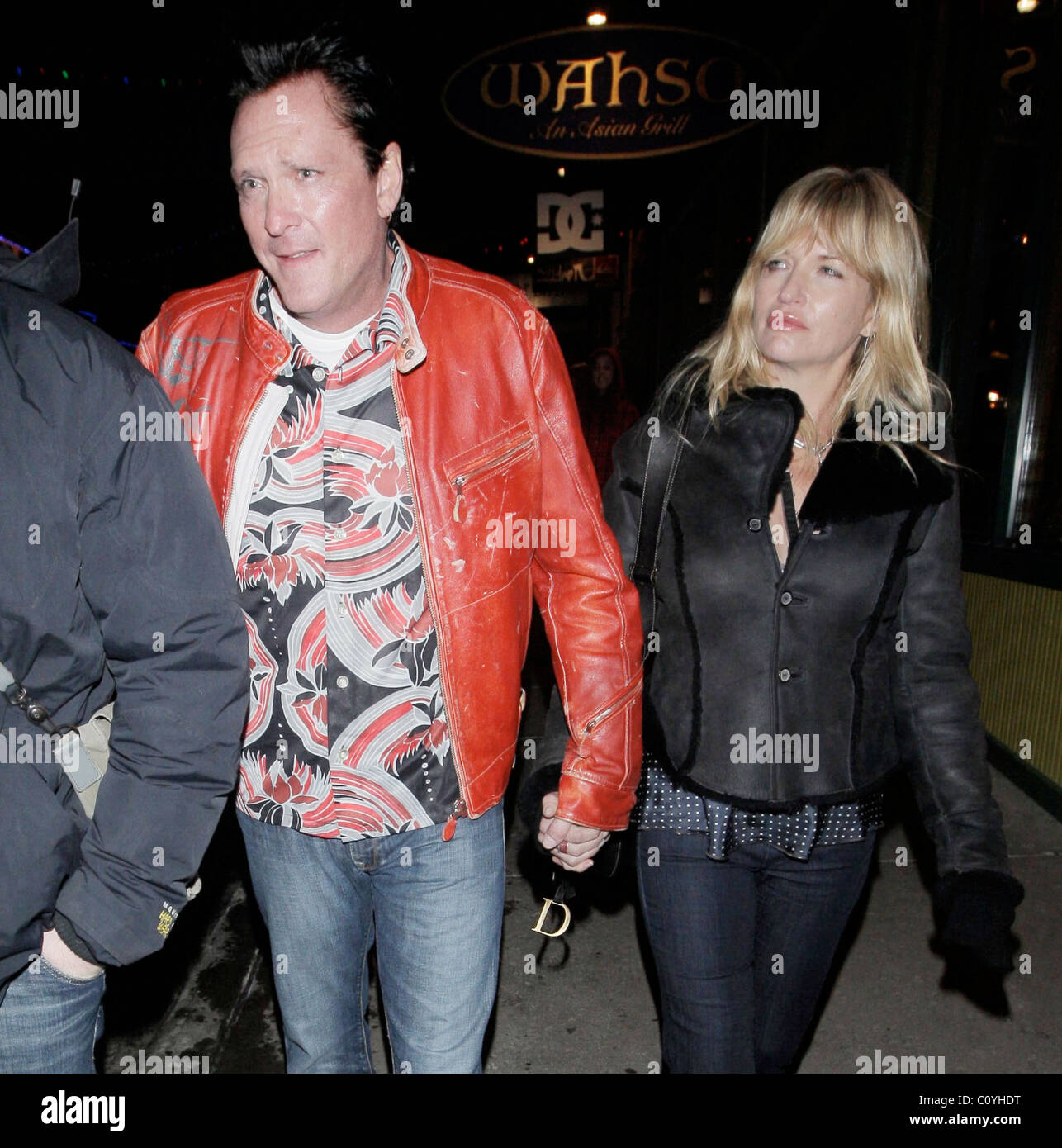 Michael madsen and wife deanna morgan out and about during the 2009