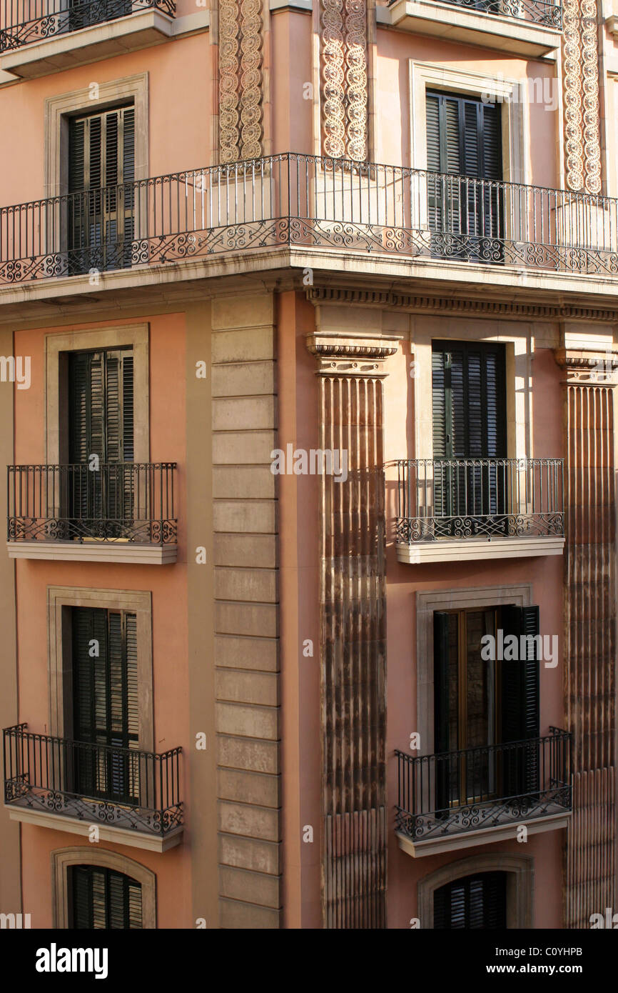 Exterior view of the hotel colon, Barcelona, Spain. Stock Photo