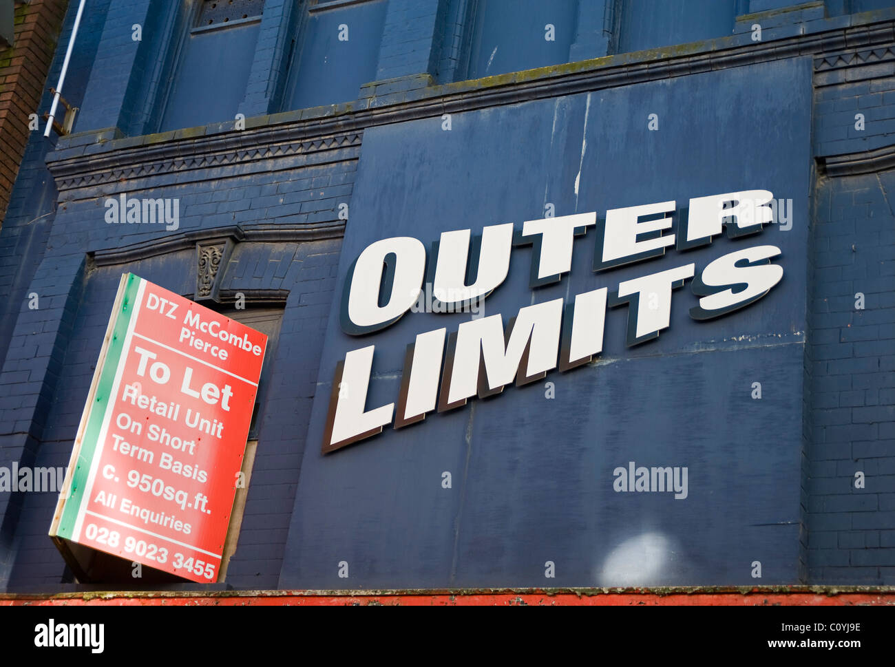 Signage on Ann Street, Belfast Stock Photo Alamy