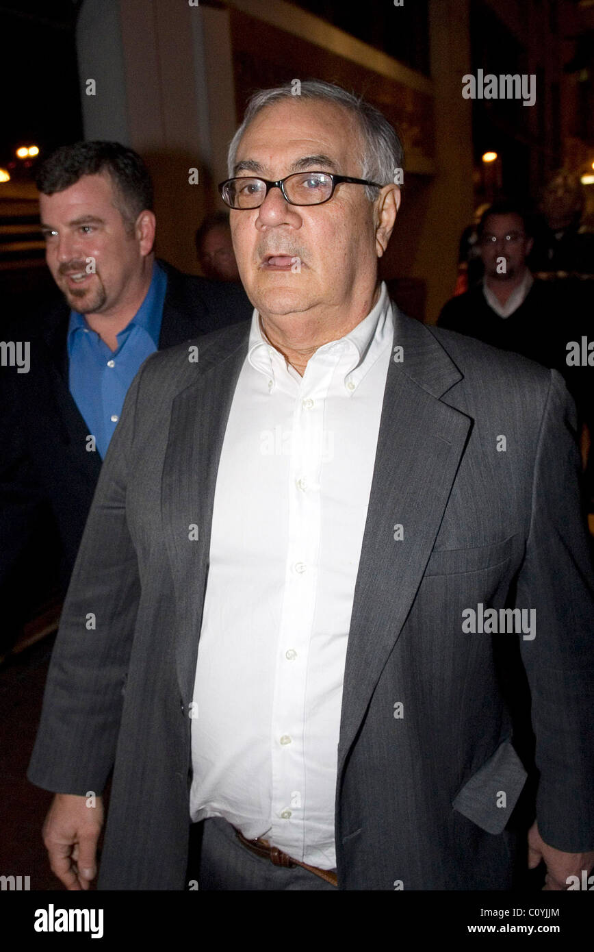 Barney Frank outside the Renaissance hotel in downtown Washington DC ...