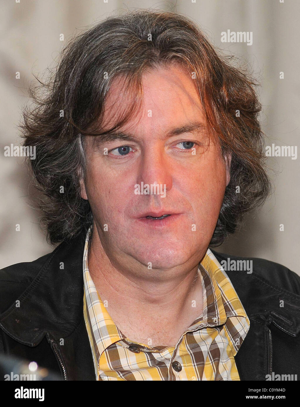 James May attends a press conference at Brown Thomas ahead of a four