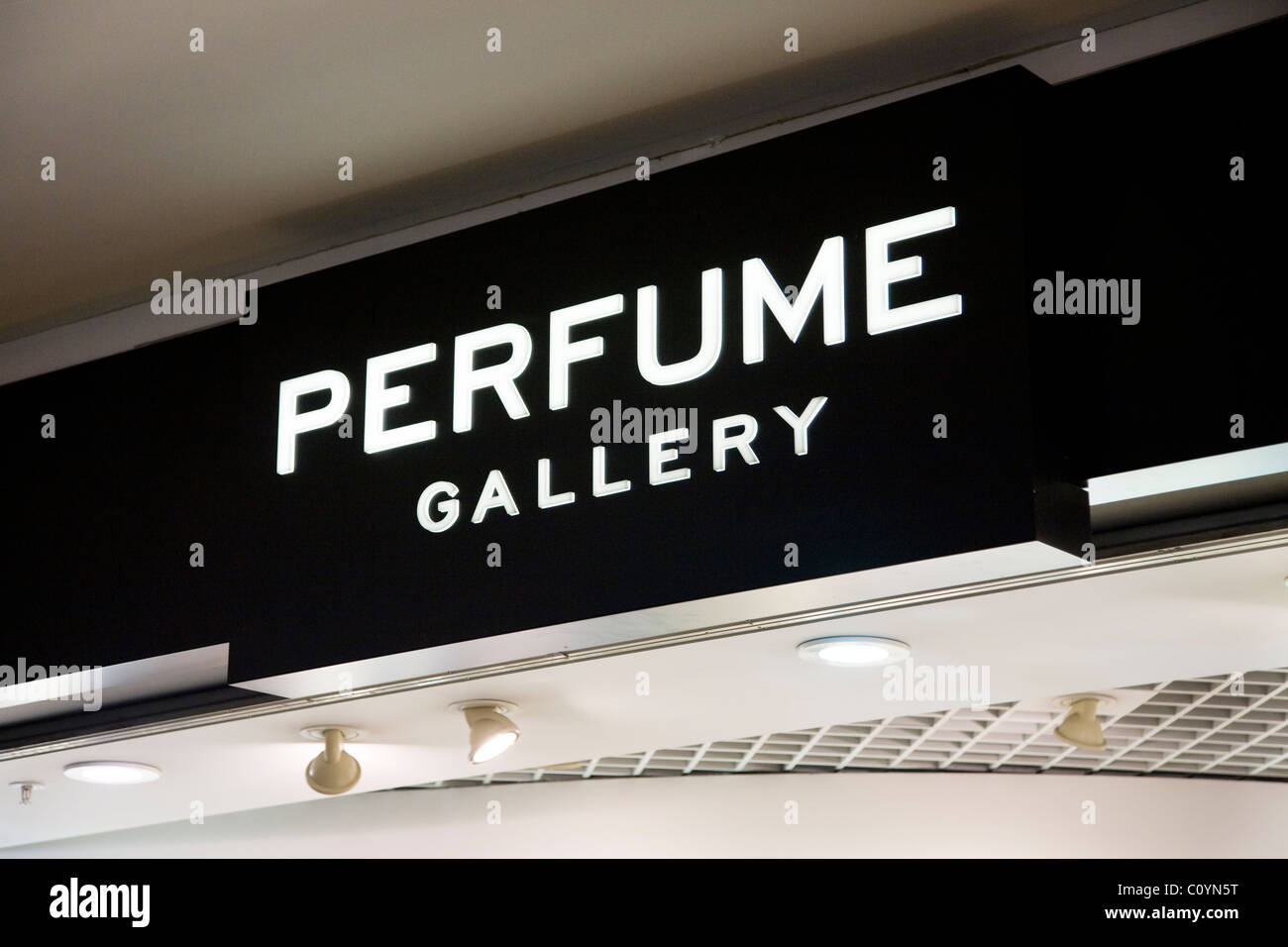 Perfume Gallery in the departure lounge at London Heathrow airport