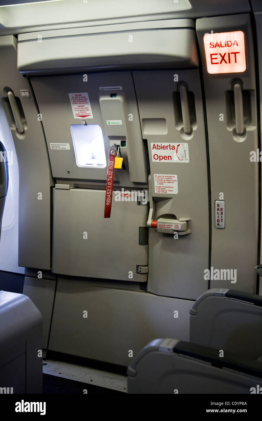 Exit Row And Emergency Exit Door To Alight And Emergency