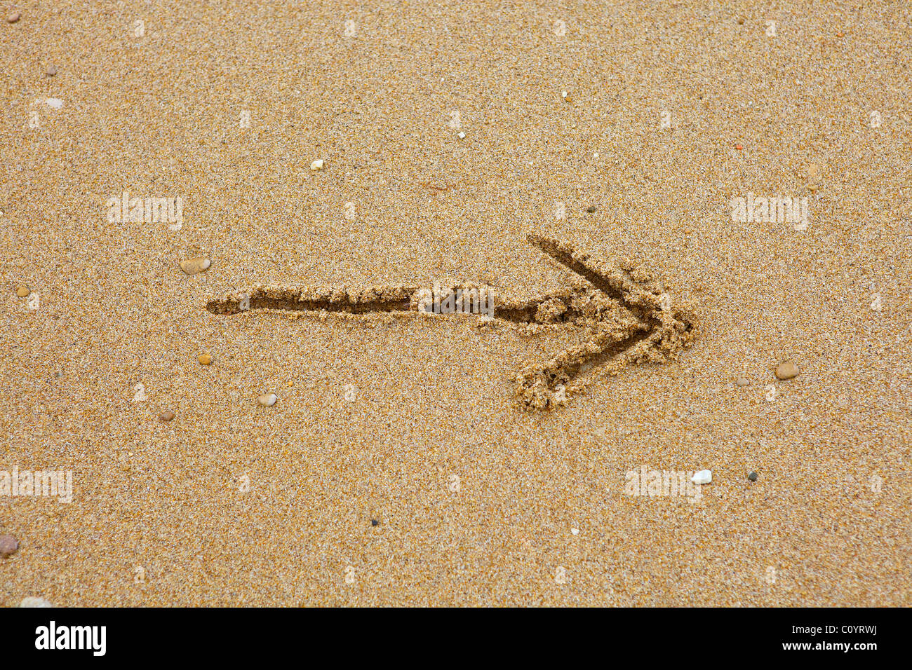 Direction of travel arrow hires stock photography and images Alamy