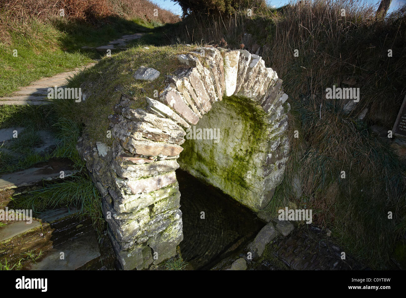 St Nons Well, near St Davids, Pembrokeshire, Wales, UK Stock Photo