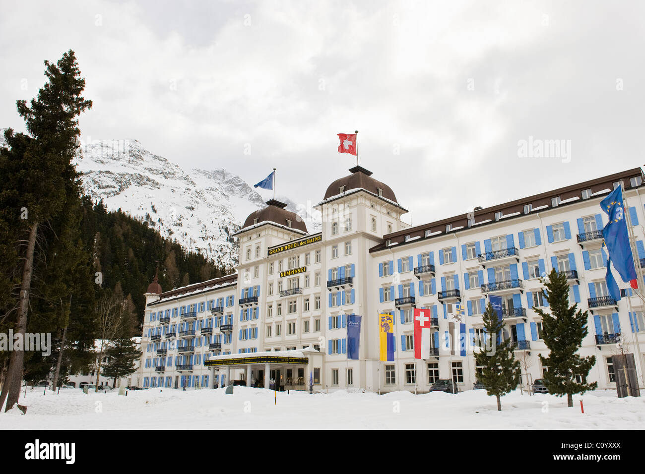 Grand Hotel Des Bains Kempinski, St. Moritz, Graubunden, Switzerland Stock Photo Alamy Grand Hotel Des Bains Kempinski, St. Moritz, Graubunden, Switzerland Stock Photo Alamy
