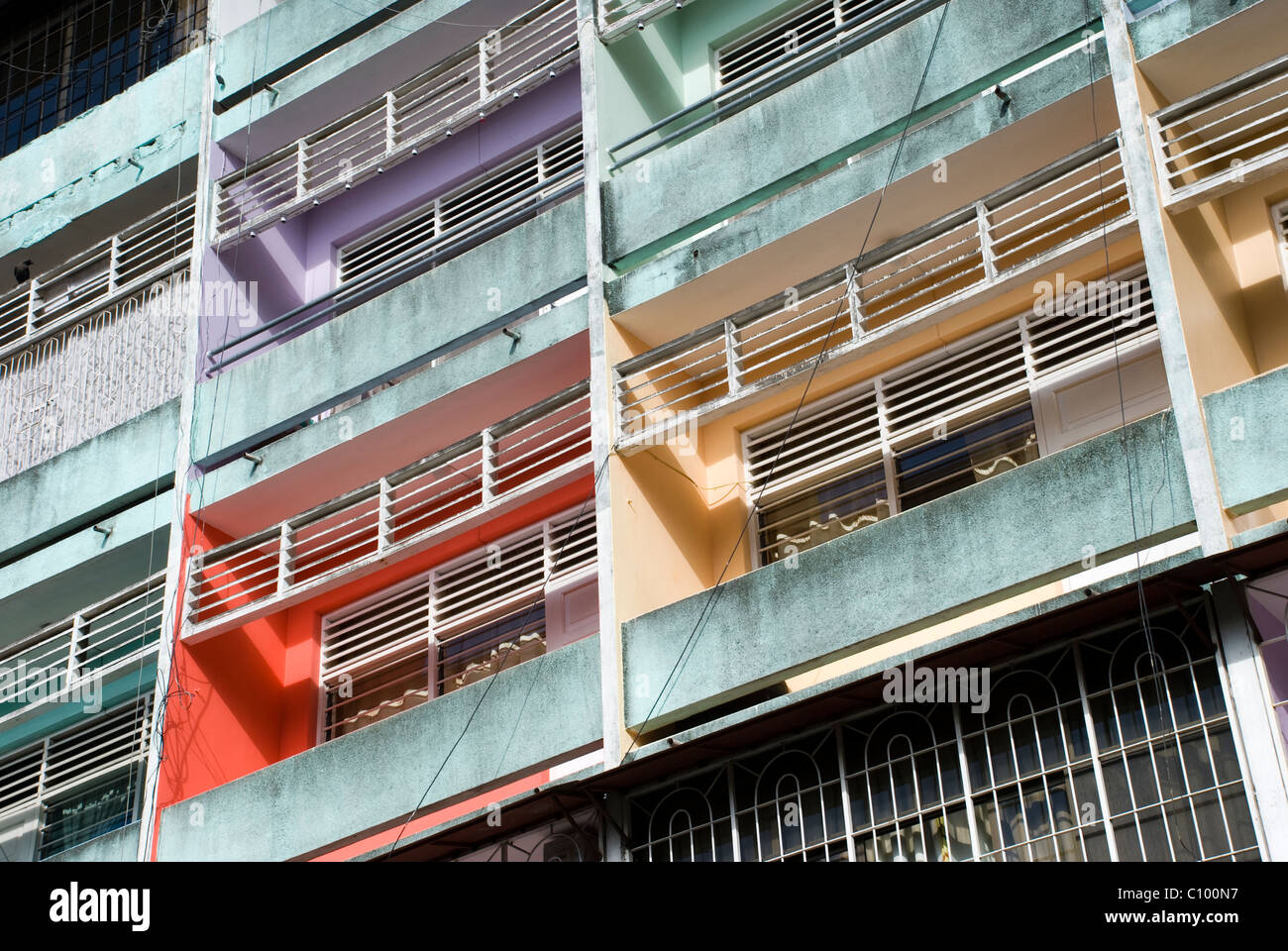 apartment balconies dar es salaam tanzania Stock Photo Alamy