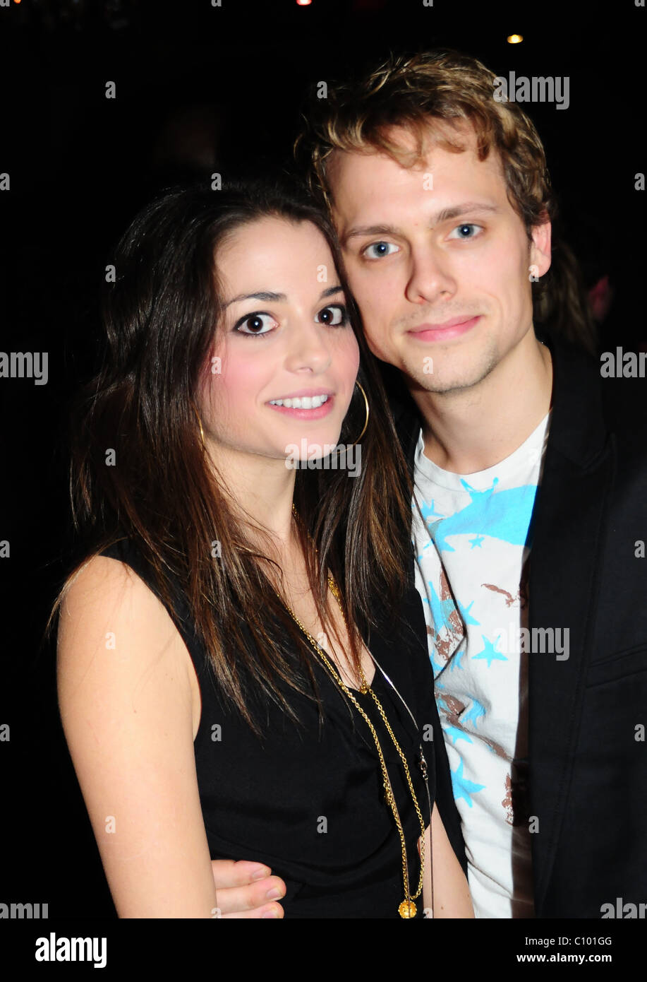 Stephanie Leonidas and Robert Boulter Triforce Promotions screening and public reading for the BBC held at the REX Theatre Stock Photo