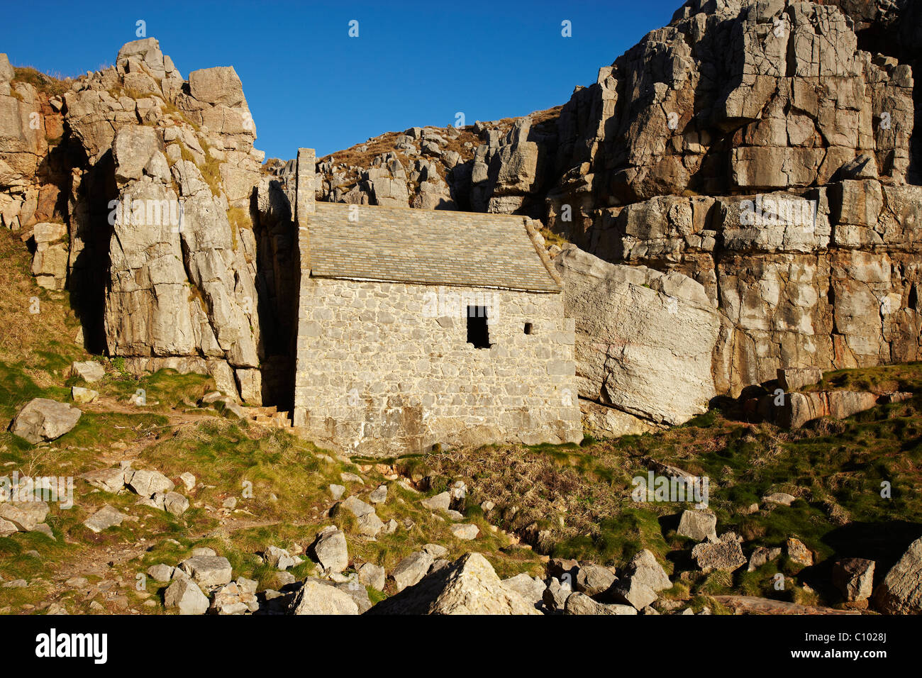 St govan's chapel hi-res stock photography and images - Alamy
