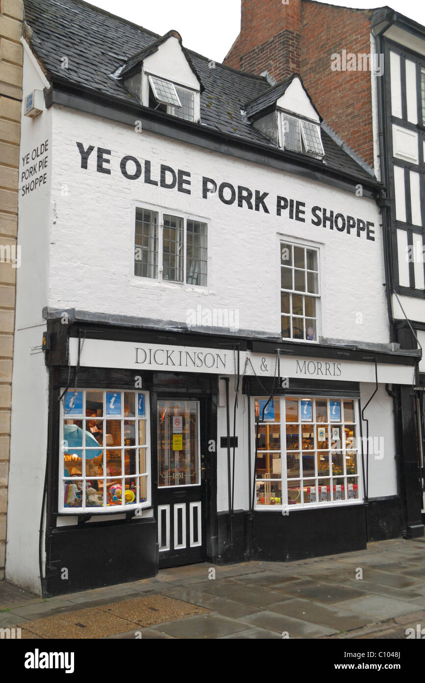 Dickinson and morris melton mowbray pork pie hires stock photography