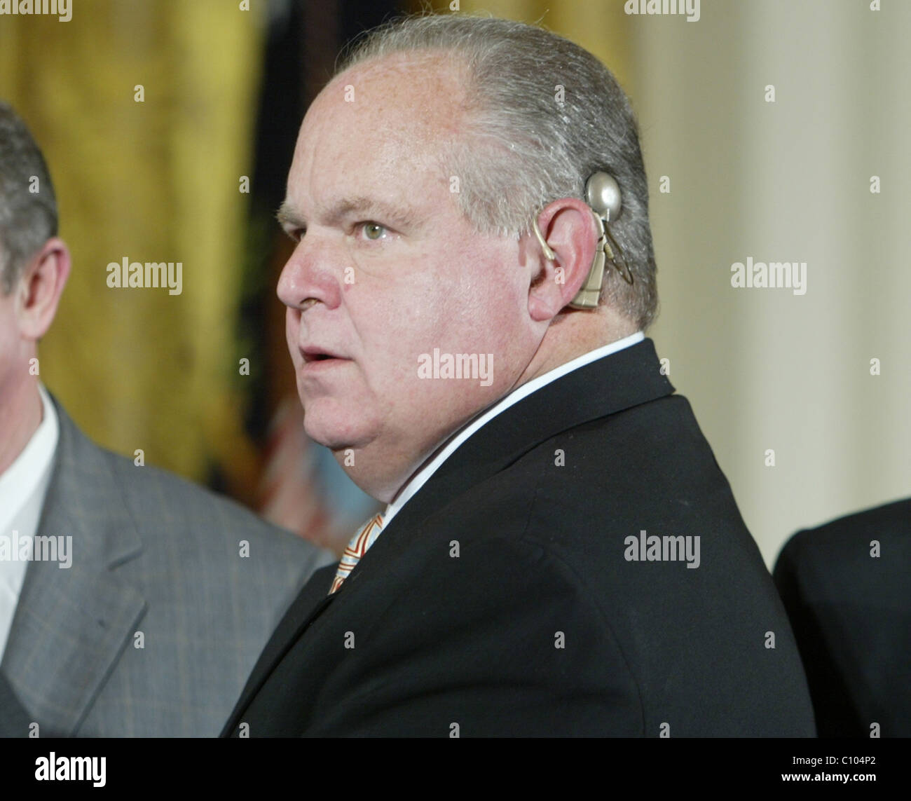 Radio talk show host Rush Limbaugh attends a Medal of Freedom ceremony