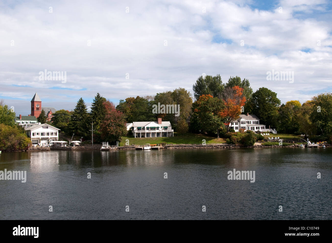 Lake Winnipesaukee in New Hampshire in the USA Stock Photo - Alamy