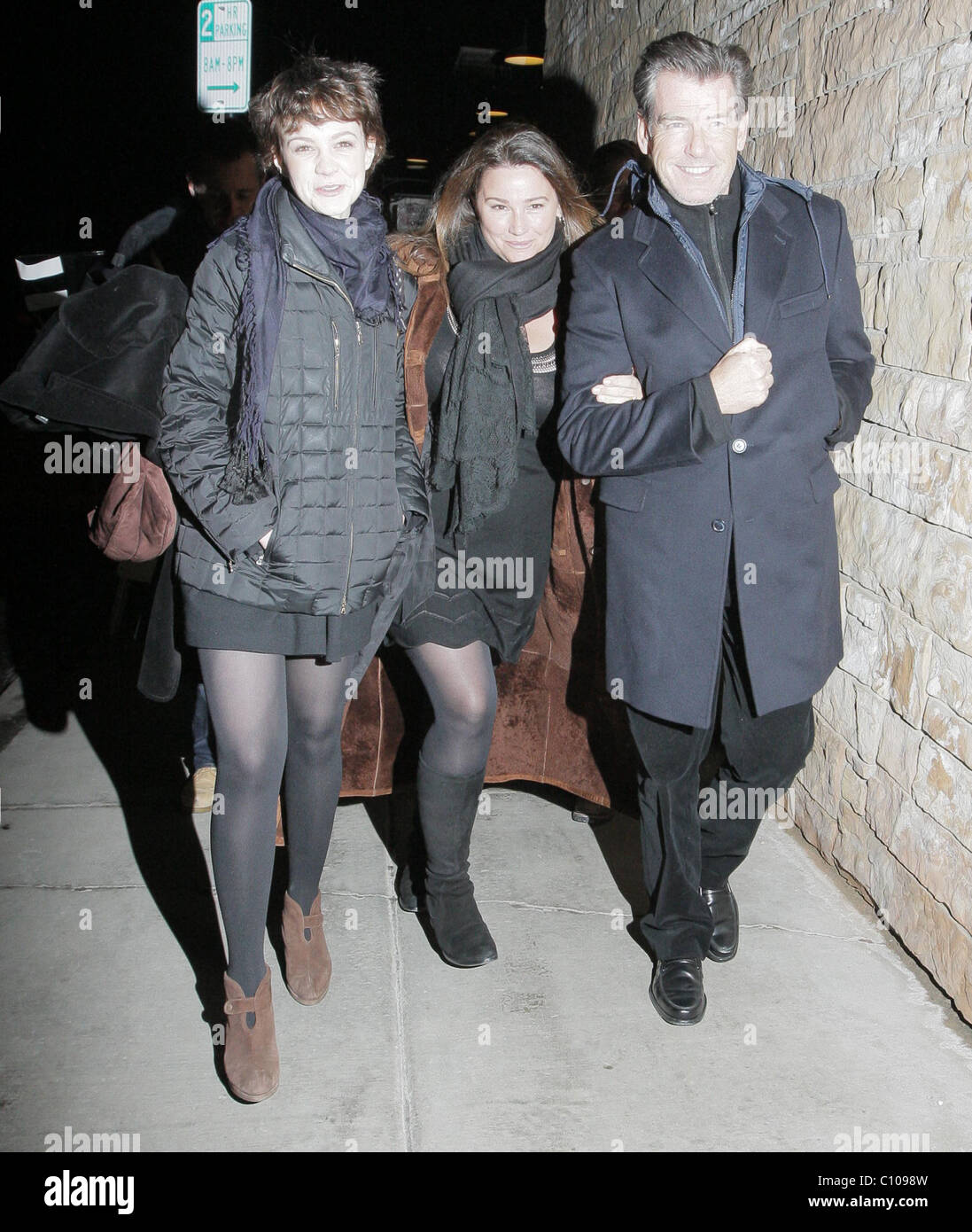 Pierce Brosnan and wife Keely Shaye Smith out and about at the ...
