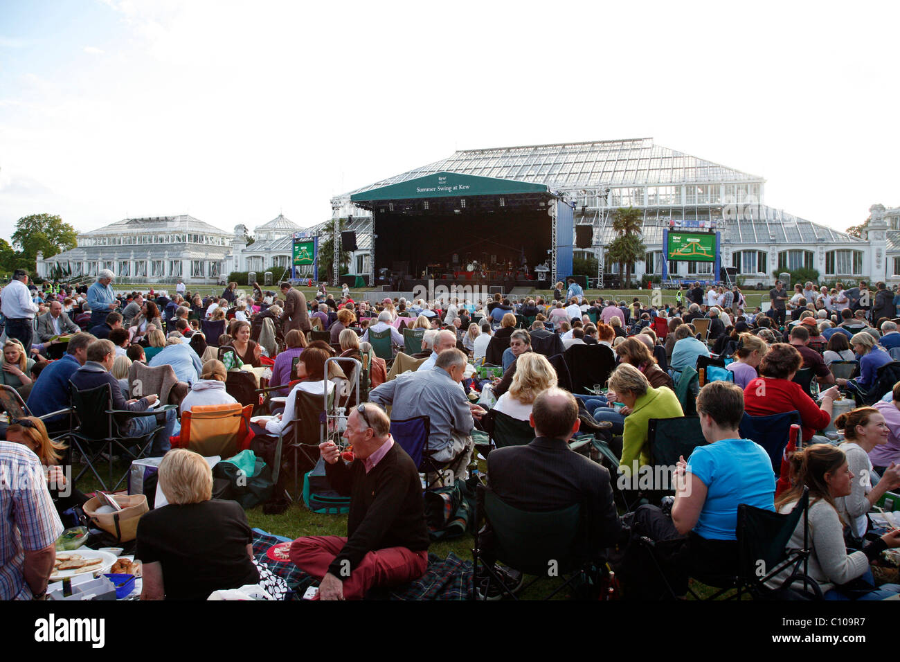 Outdoor concert at Kew Gardens Stock Photo