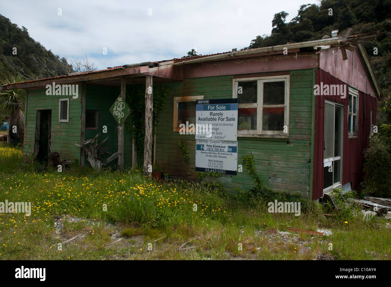 The house at the end of the road in the far south of New Zealand's West