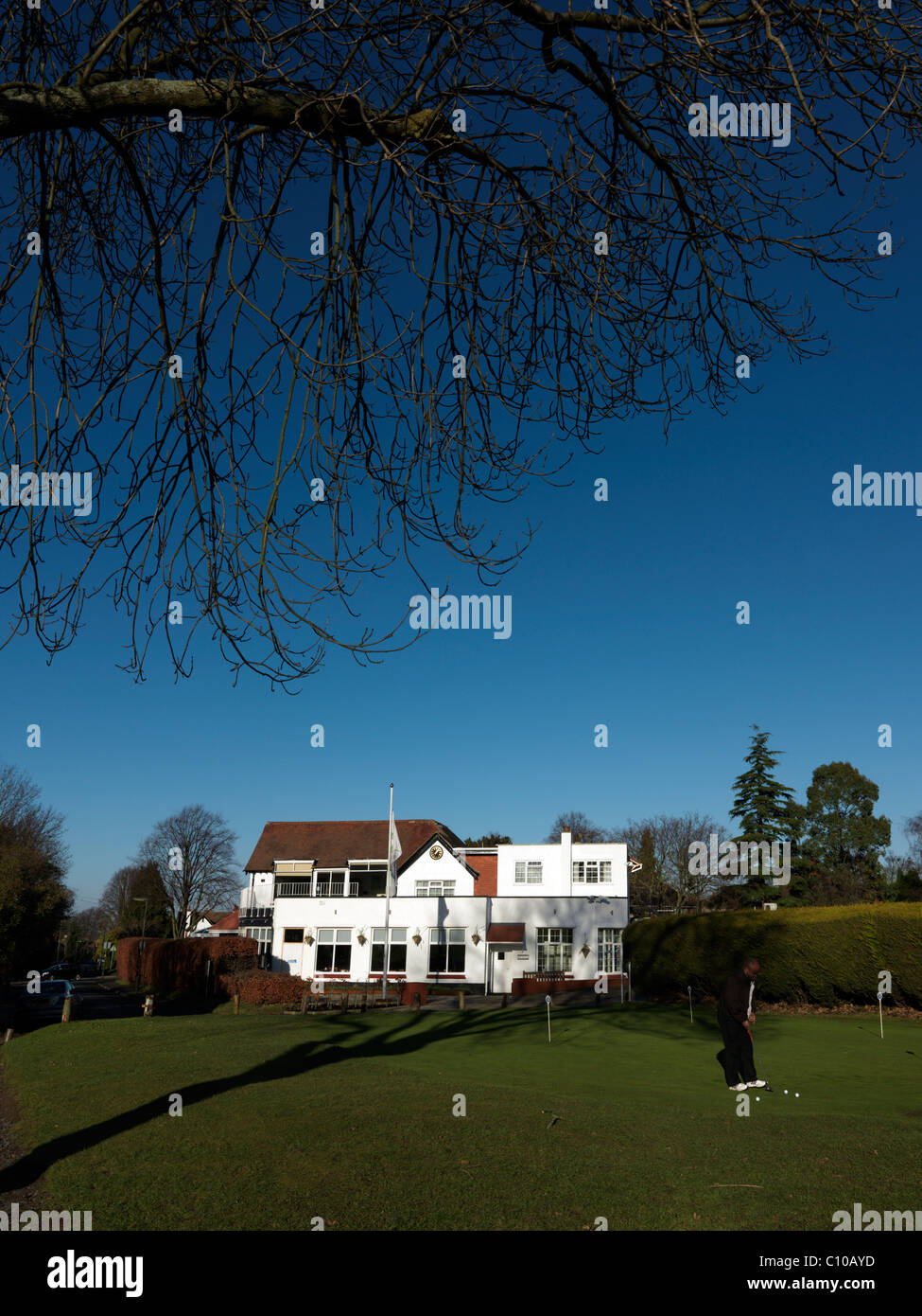 Banstead Downs Golf Club Surrey Clubhouse Stock Photo Alamy