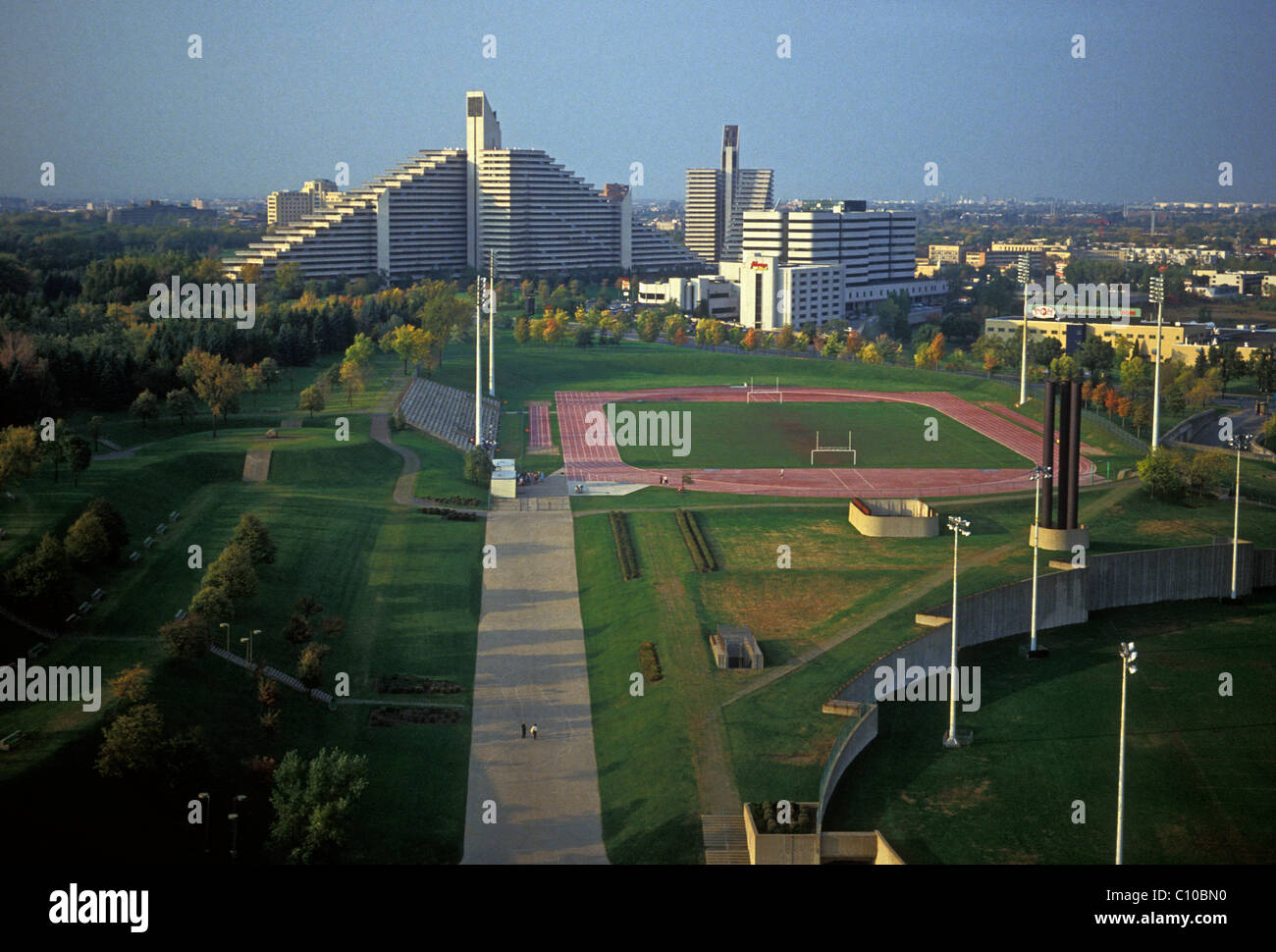 Olympic Park Sports Complex, Olympic Park, city of Montreal, Montreal, Quebec Province, Canada, North America Stock Photo