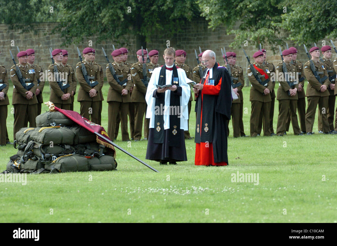 Drum head service for 4th Battalion the Para shoot Regiment on their