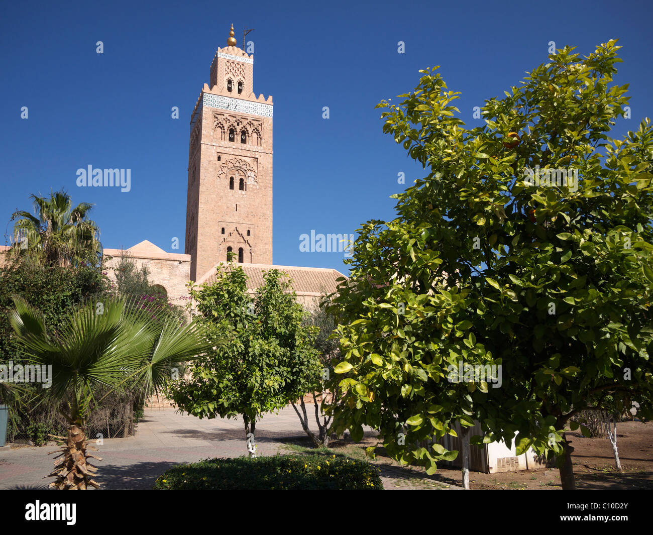 Exterior of the Koutoubia Mosque Minaret the iconic landmark of ...