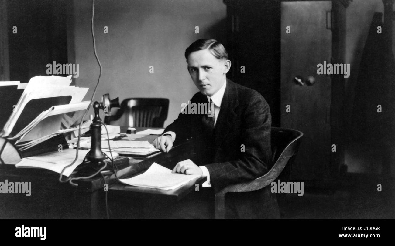 John F. Victory (1892-1974) was the NACA's first employee and the only executive secretary it ever had. Stock Photo
