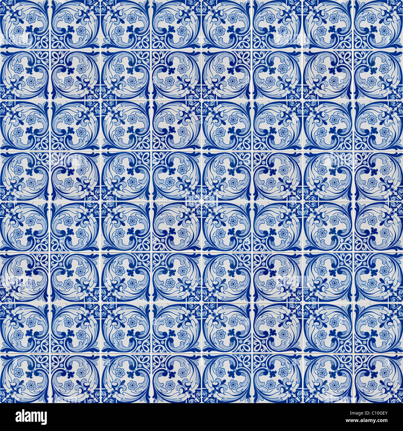 Seamless tile pattern of ancient ceramic tiles Stock Photo - Alamy