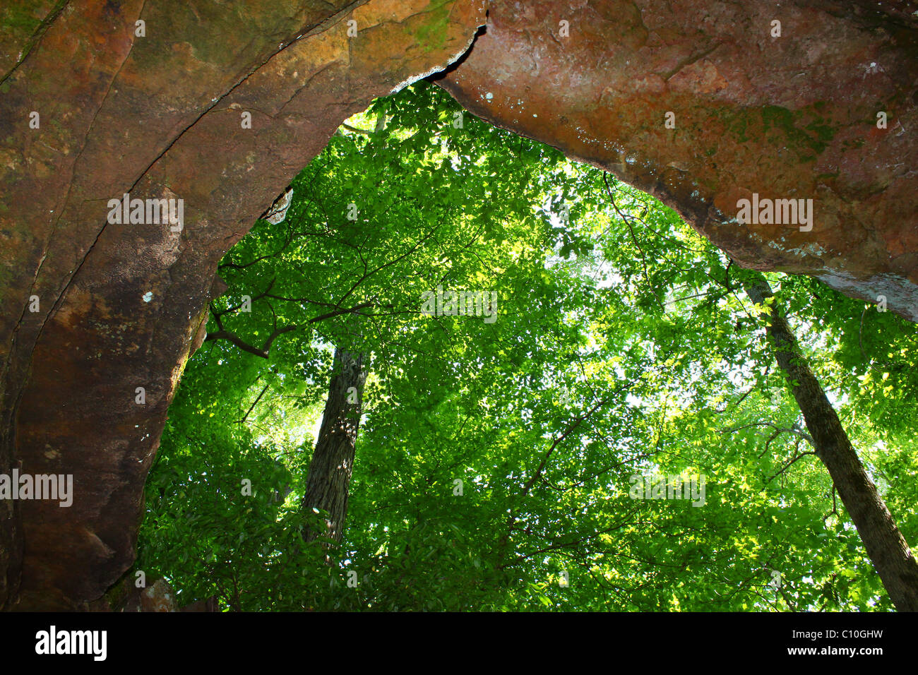 Cave Spring Natchez Trace Parkway Stock Photo Alamy