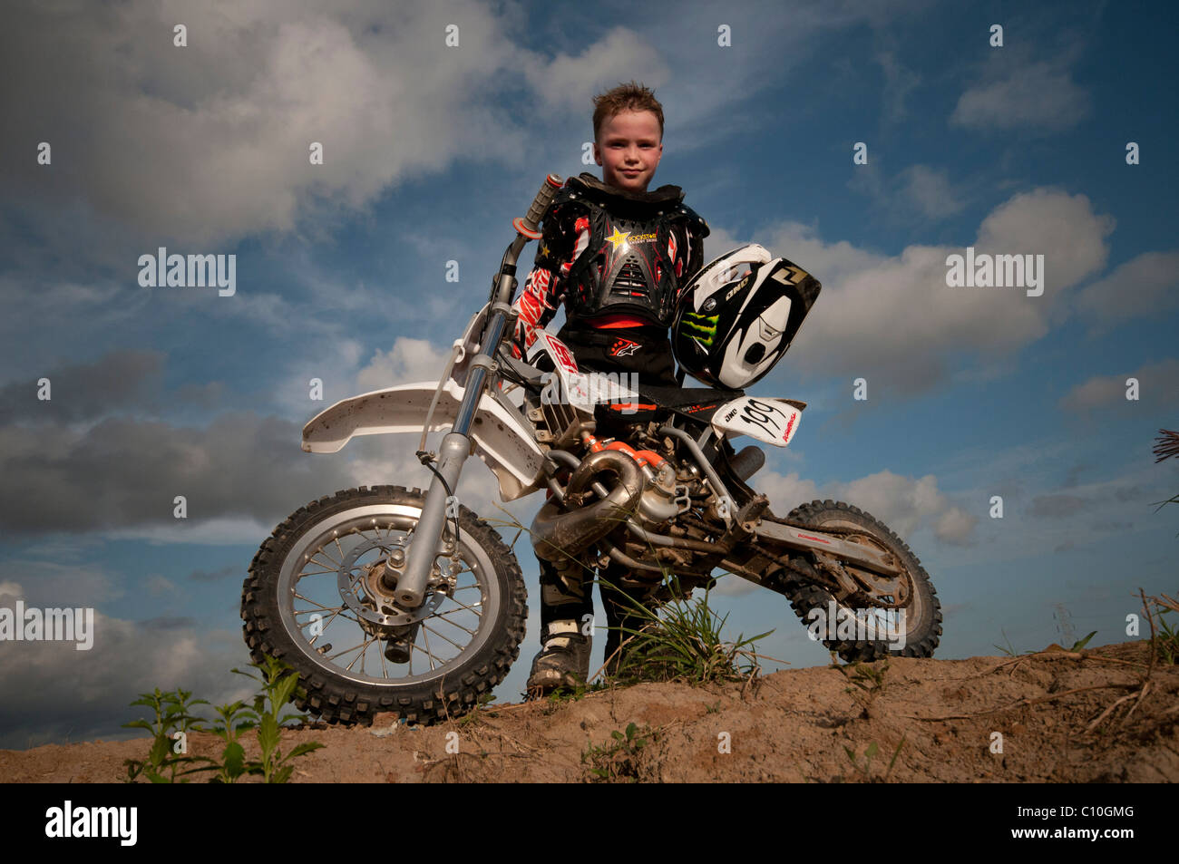 Boy motor bike hi-res stock photography and images - Alamy