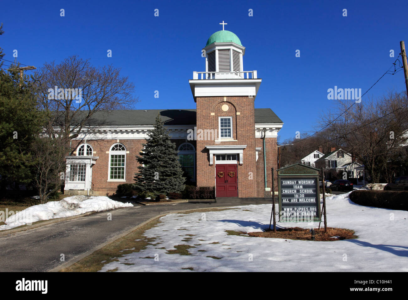 First Presbyterian Church, Port Jefferson, Long Island NY Stock Photo Alamy