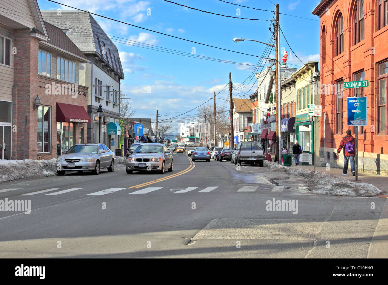 Main St., Village of Port Jefferson, Long Island NY Stock Photo Alamy