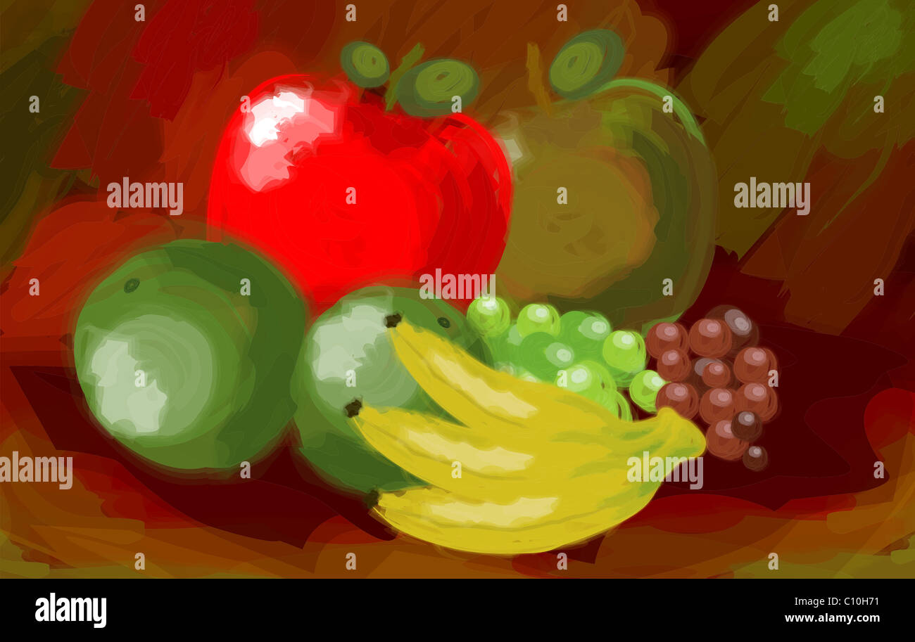 Painting of fruits hi-res stock photography and images - Alamy