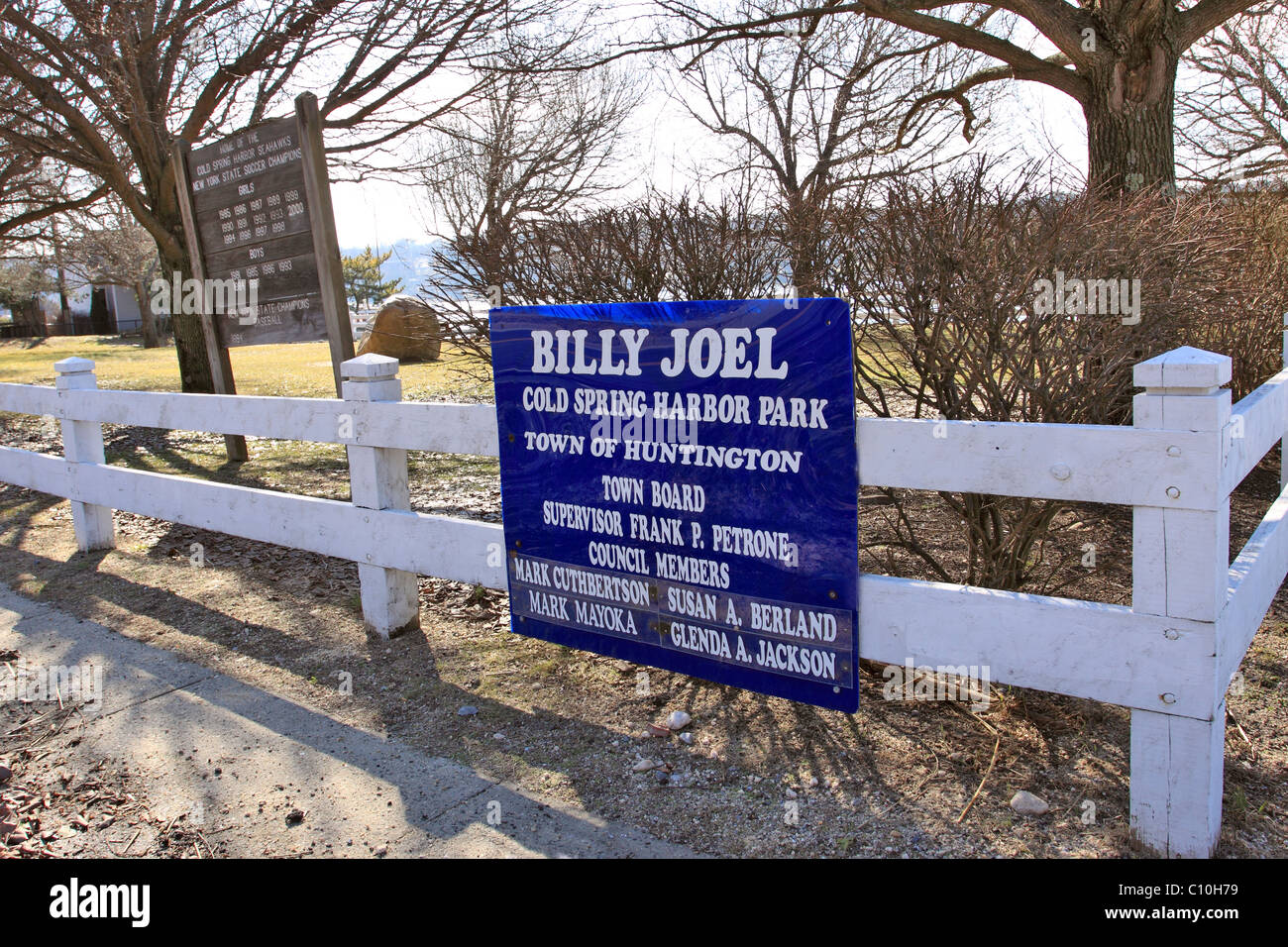 Billy Joel Park, Cold Spring Harbor, Long Island NY Stock Photo Alamy