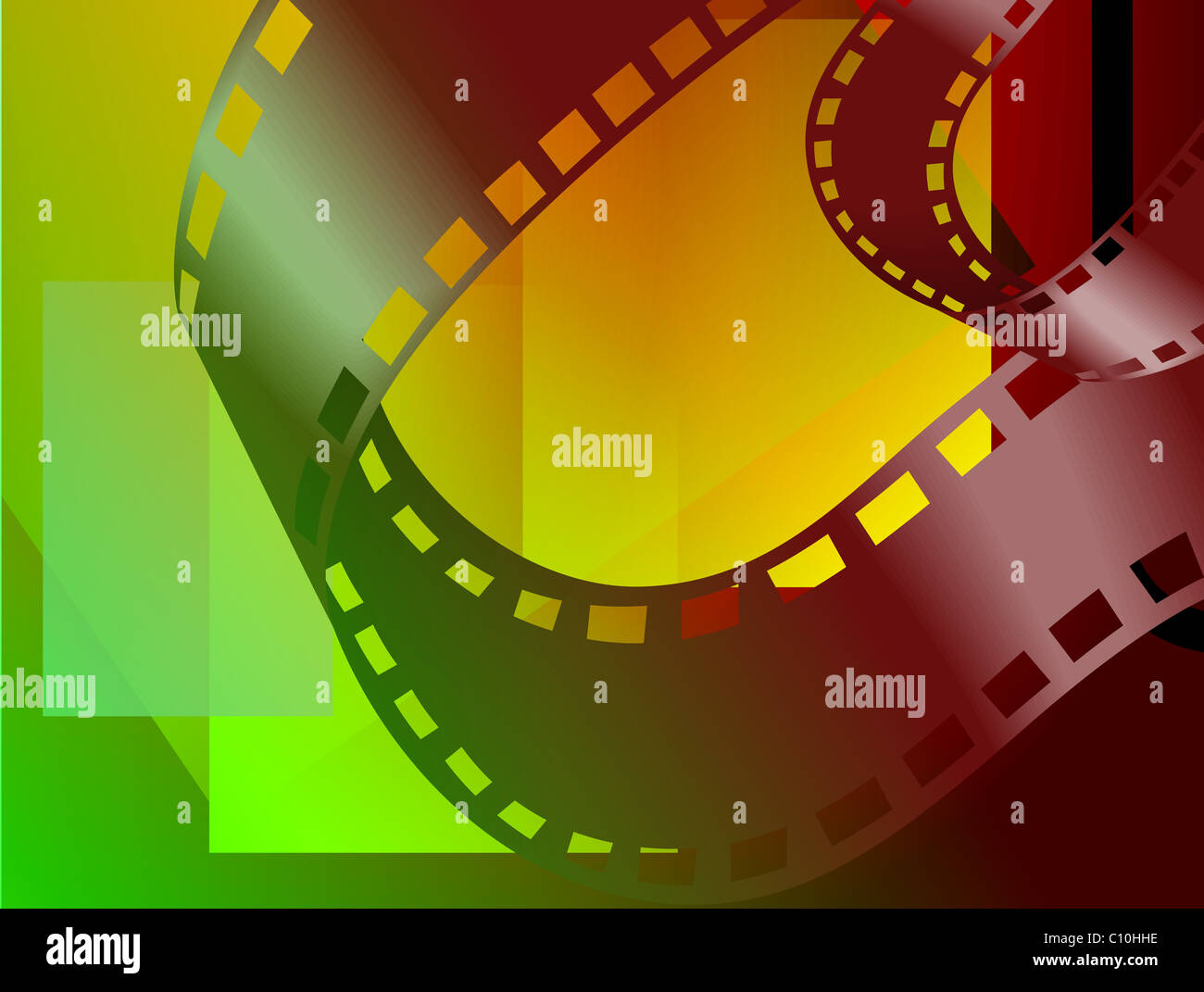 Clip art of film roll Stock Photo Alamy