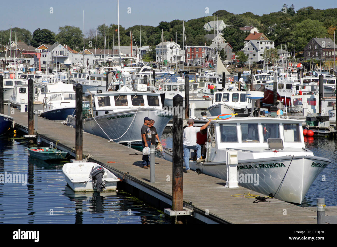 Fishing fleet gloucester massachusetts new hires stock photography and