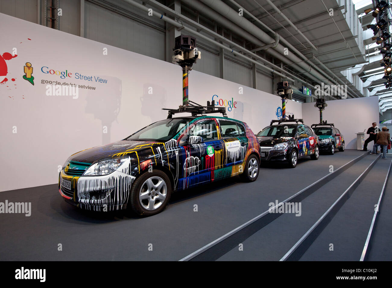 Computermesse Hannover Google Street View vehicles with special cameras, Internationale ...