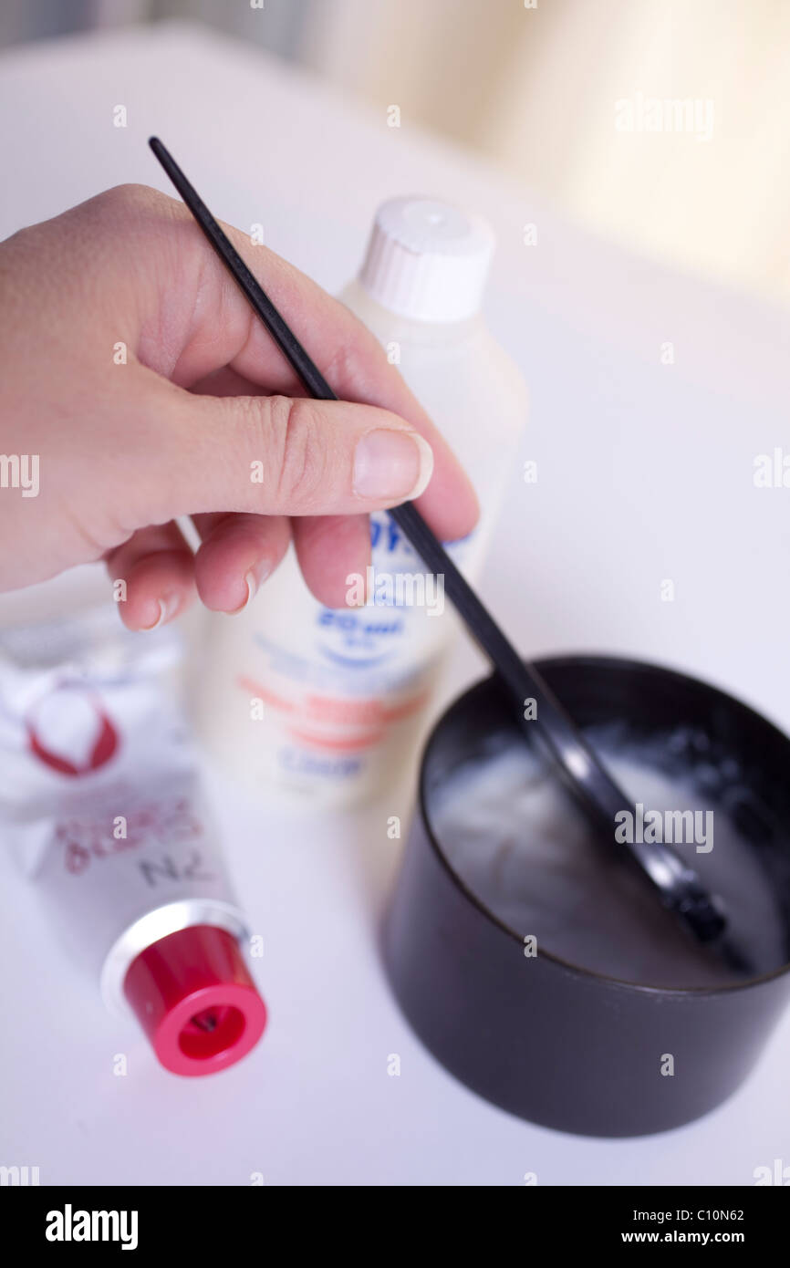 Hair dye hires stock photography and images Alamy