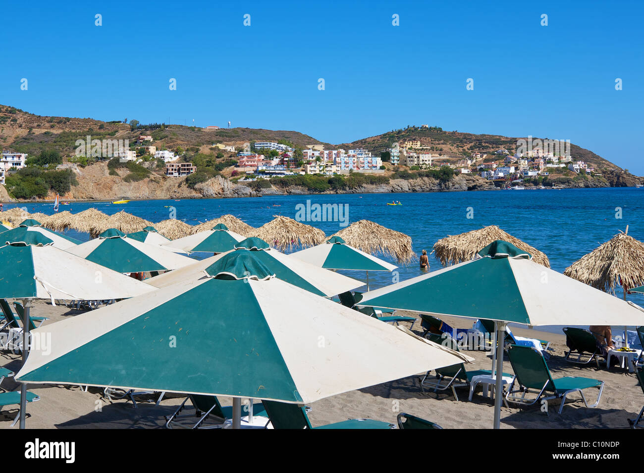 Beach. Crete Stock Photo