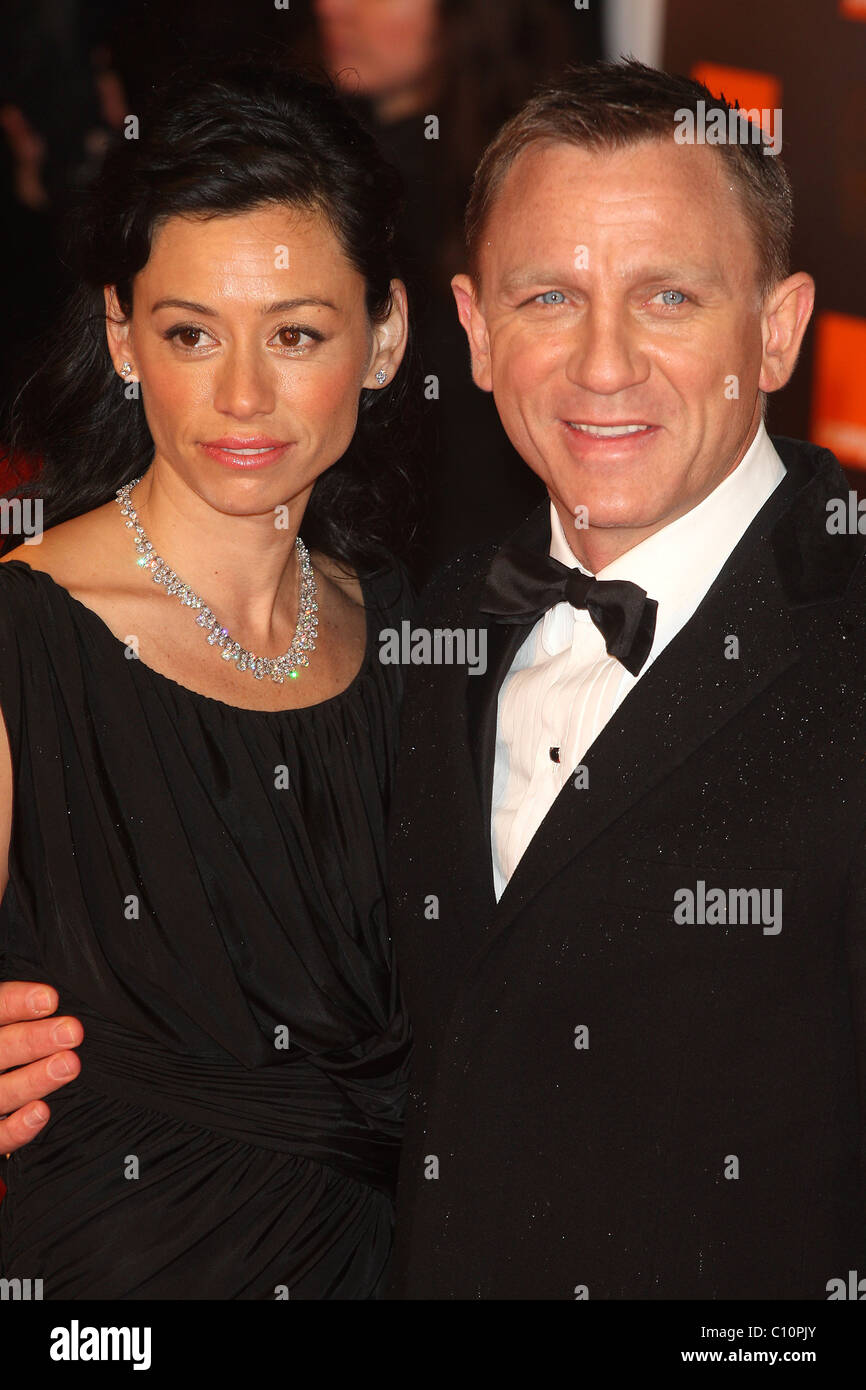 Daniel Craig with his wife Satsuki Mitchell The Orange British Academy ...