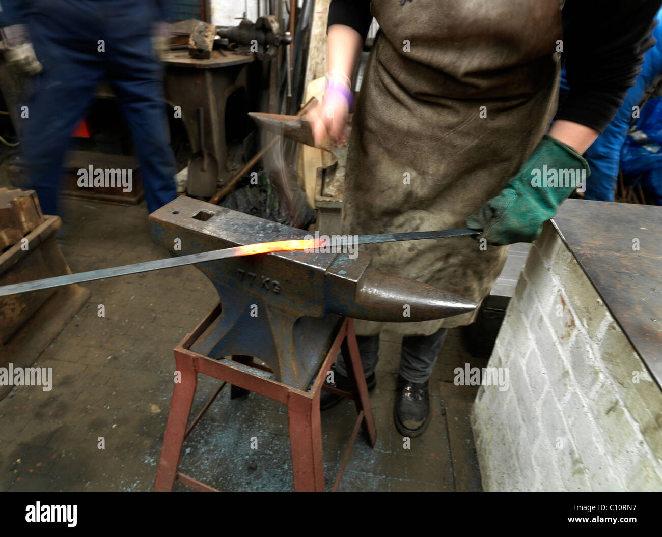 Blacksmiths forge Stock Photo