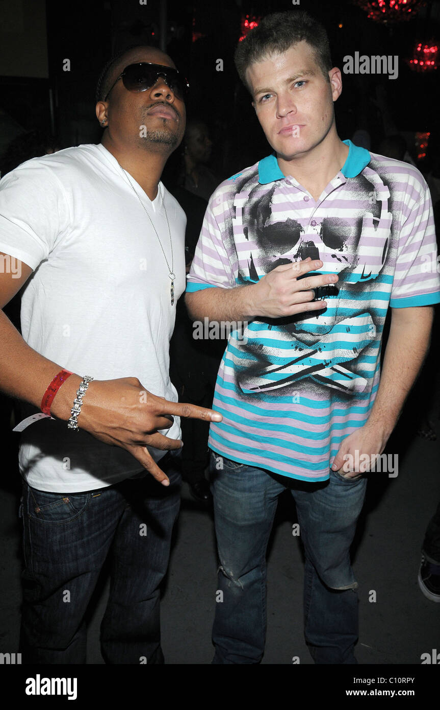 SlipNSlide Recording Camar and Def Jam Recording artist Shonie and Qwote at the SlipNSlide