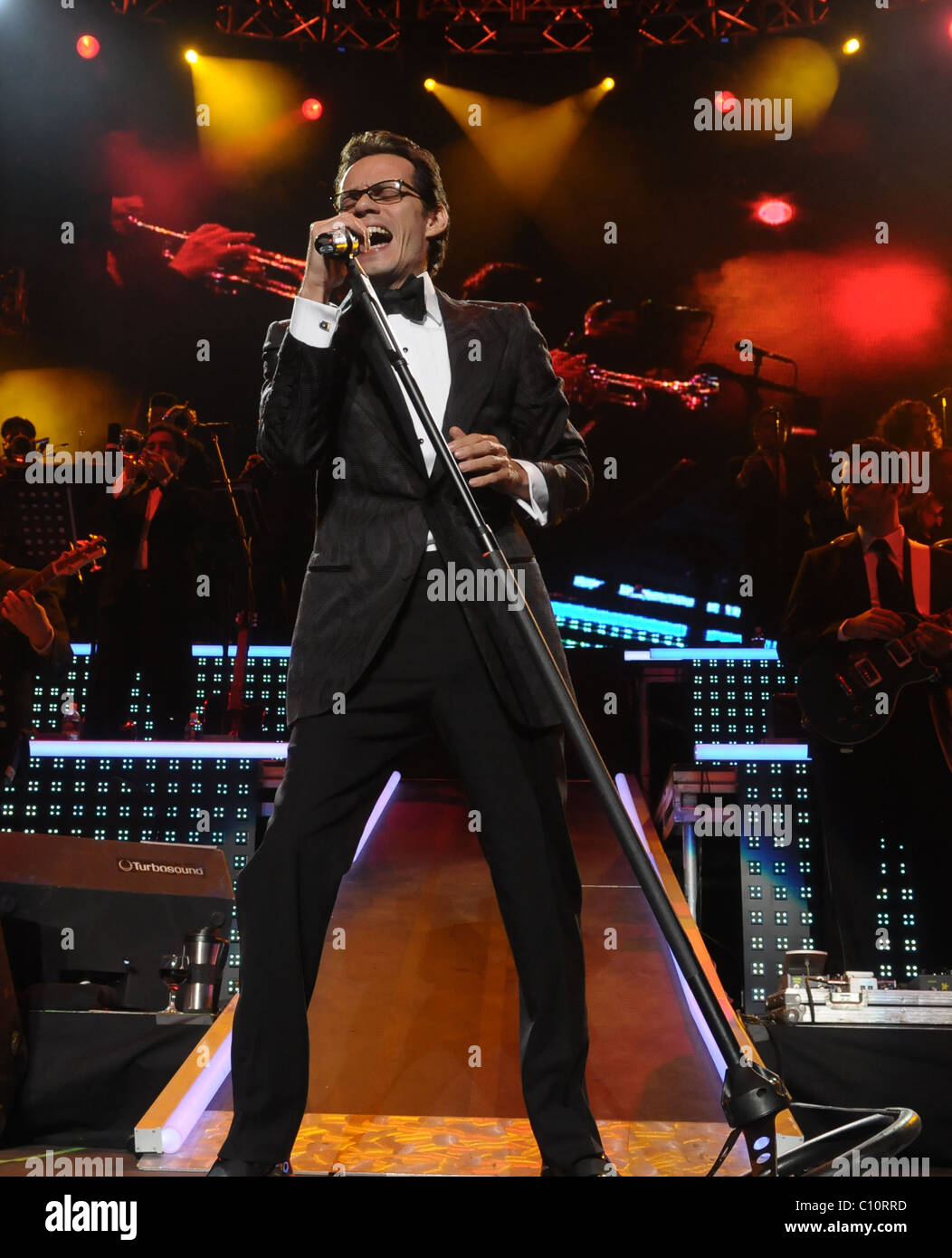 Marc Anthony Performing In Concert At Madison Square Garden New