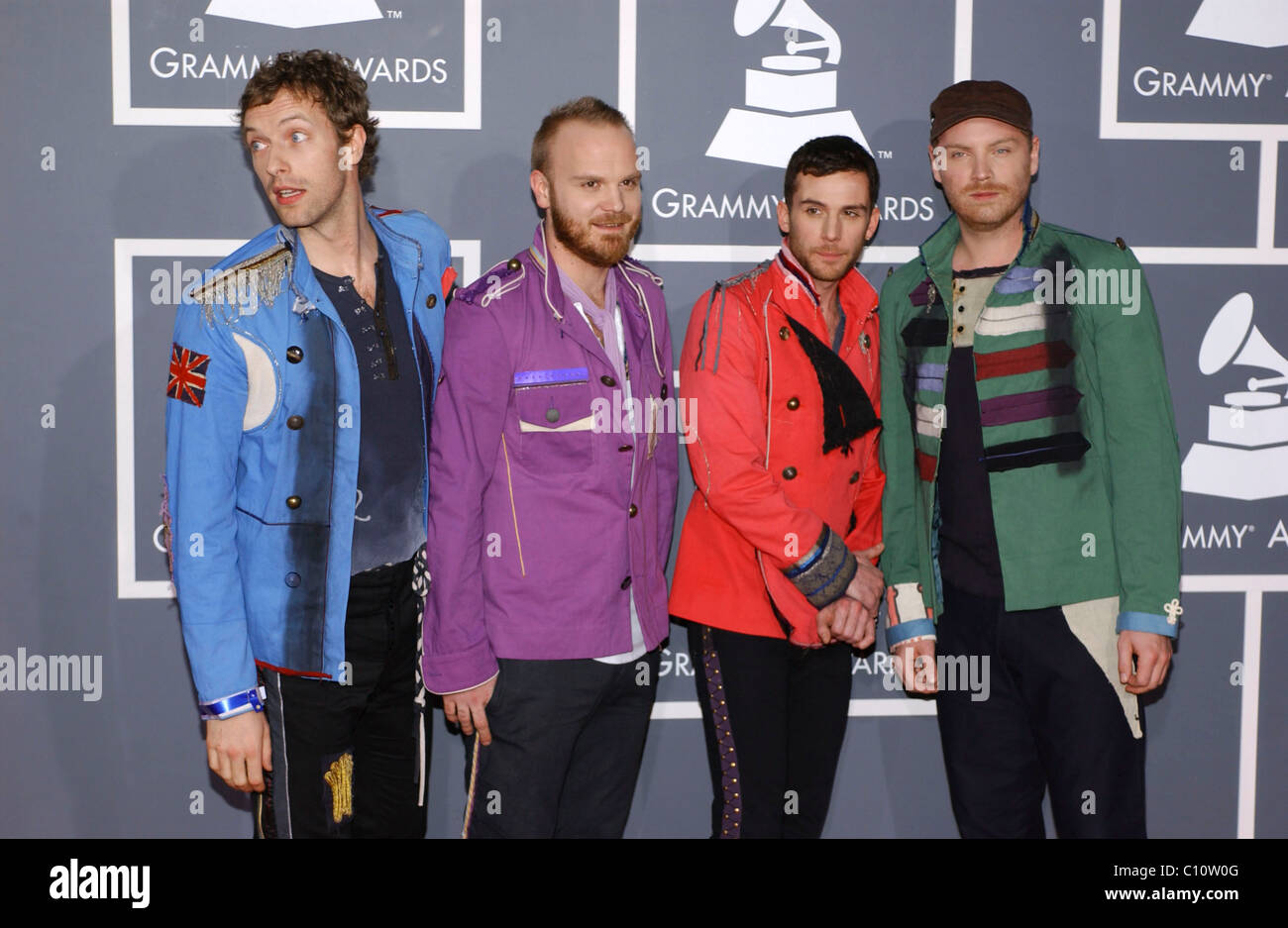 Chris Martin and Coldplay 51st Annual Grammy Awards held at the Staples