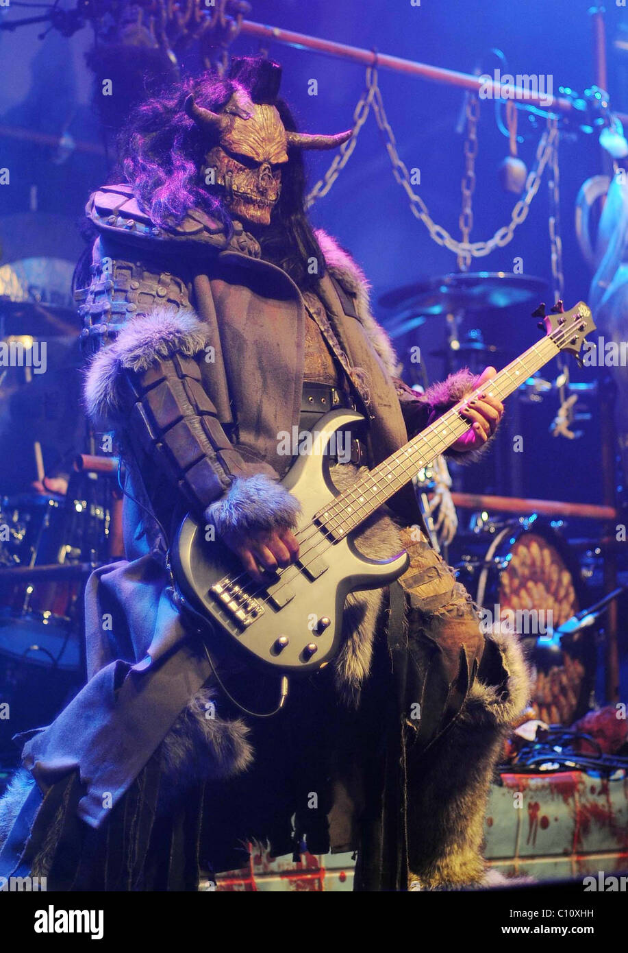 Lordi The 2006 Eurovision Song Contest winners and Finnish heavy metal band  perform at the Button Factory. At one point during Stock Photo - Alamy