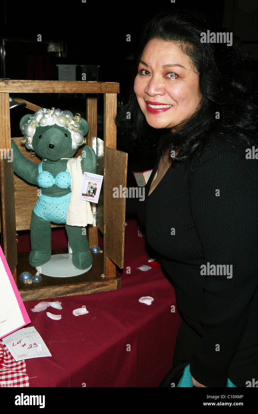 Loretta Ables Sayre and the South Pacific Teddy Bear The Broadway Bears 12th Grand Auction to benefit Broadway Cares held at Stock Photo