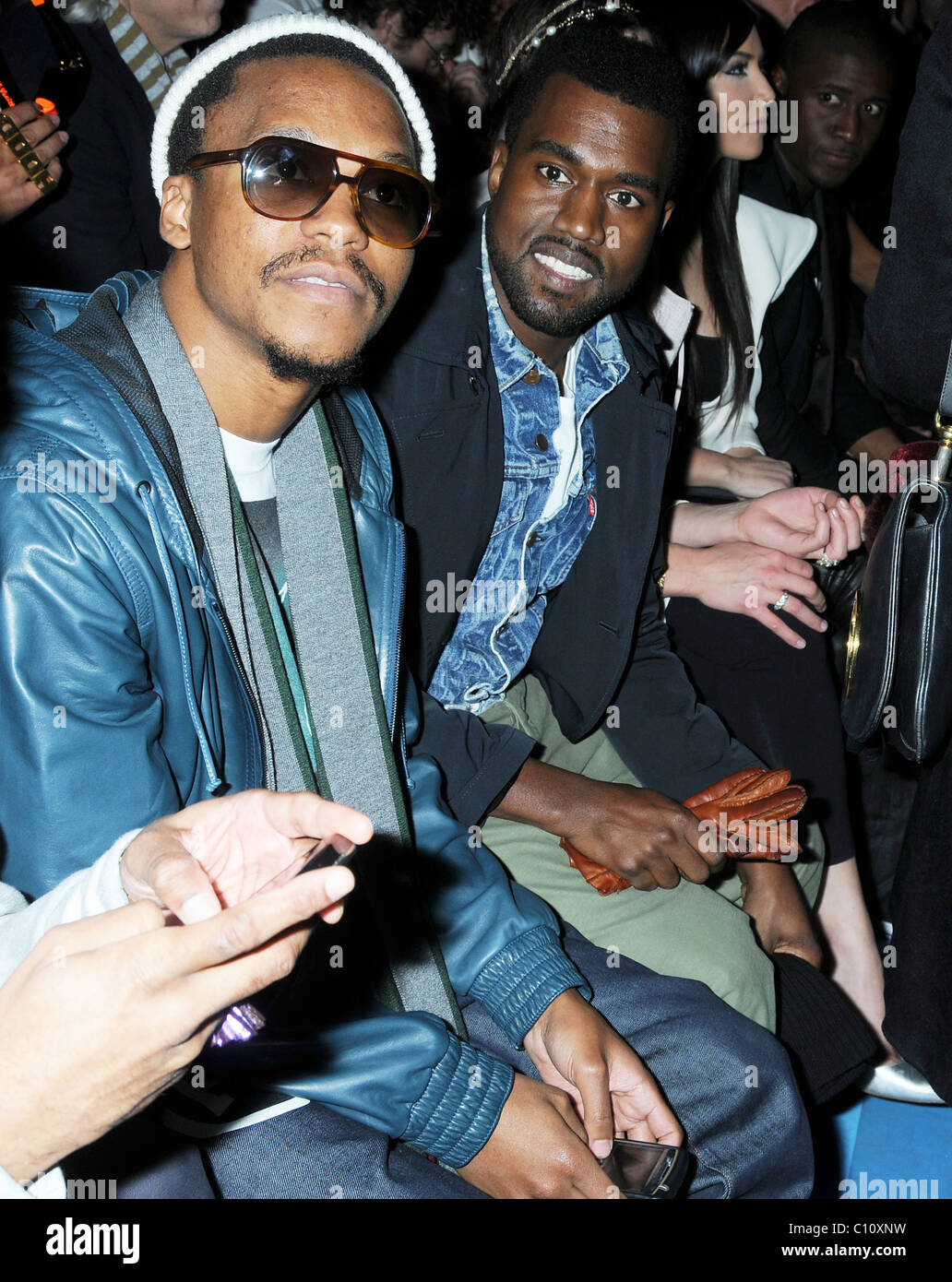 Lupe Fiasco and Kanye West Mercedes-Benz IMG New York Fashion Week Fall ...