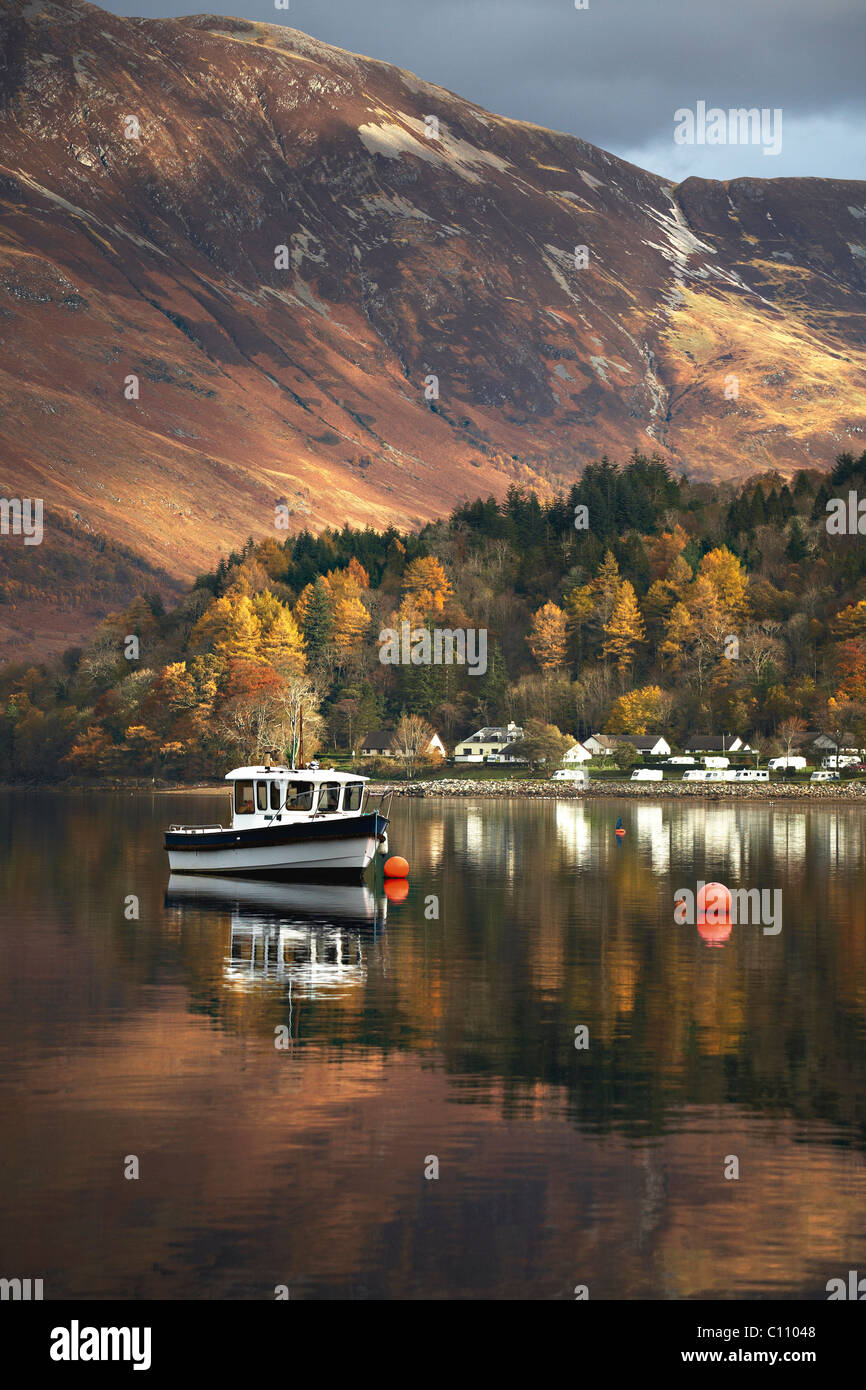 Loch Leven Boat Stock Photo