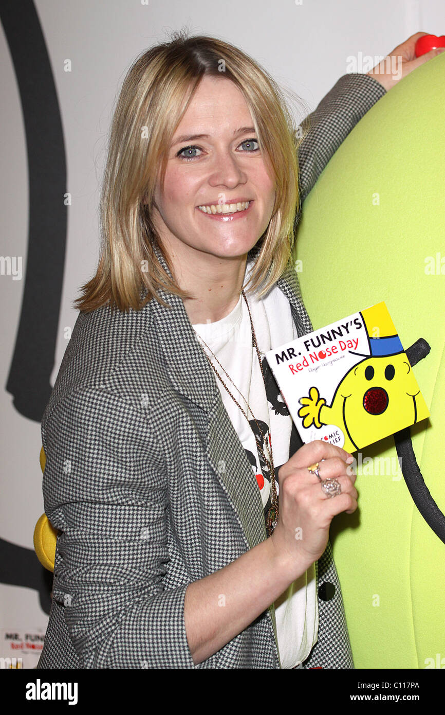 Edith Bowman Mr Funny's Red Nose Day book launch held at Waterstone's