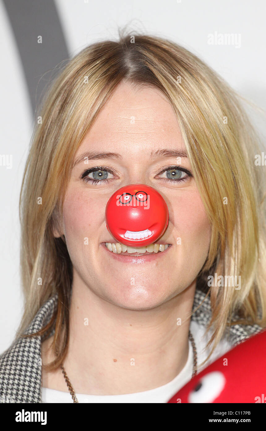 Edith Bowman Mr Funny's Red Nose Day book launch held at Waterstone's